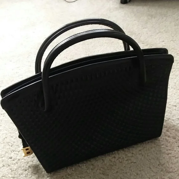 Bally Lambskin Quilted Handbag